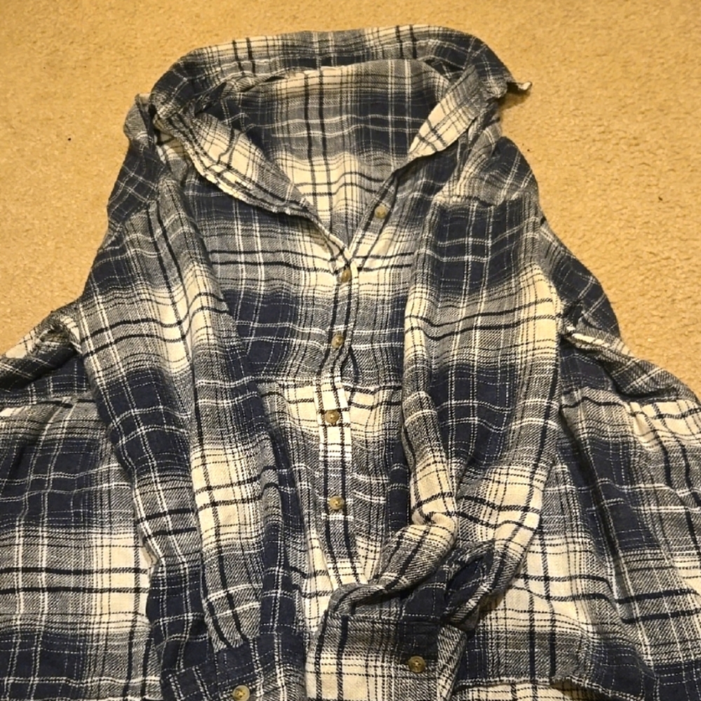 American Eagle baby doll flannel